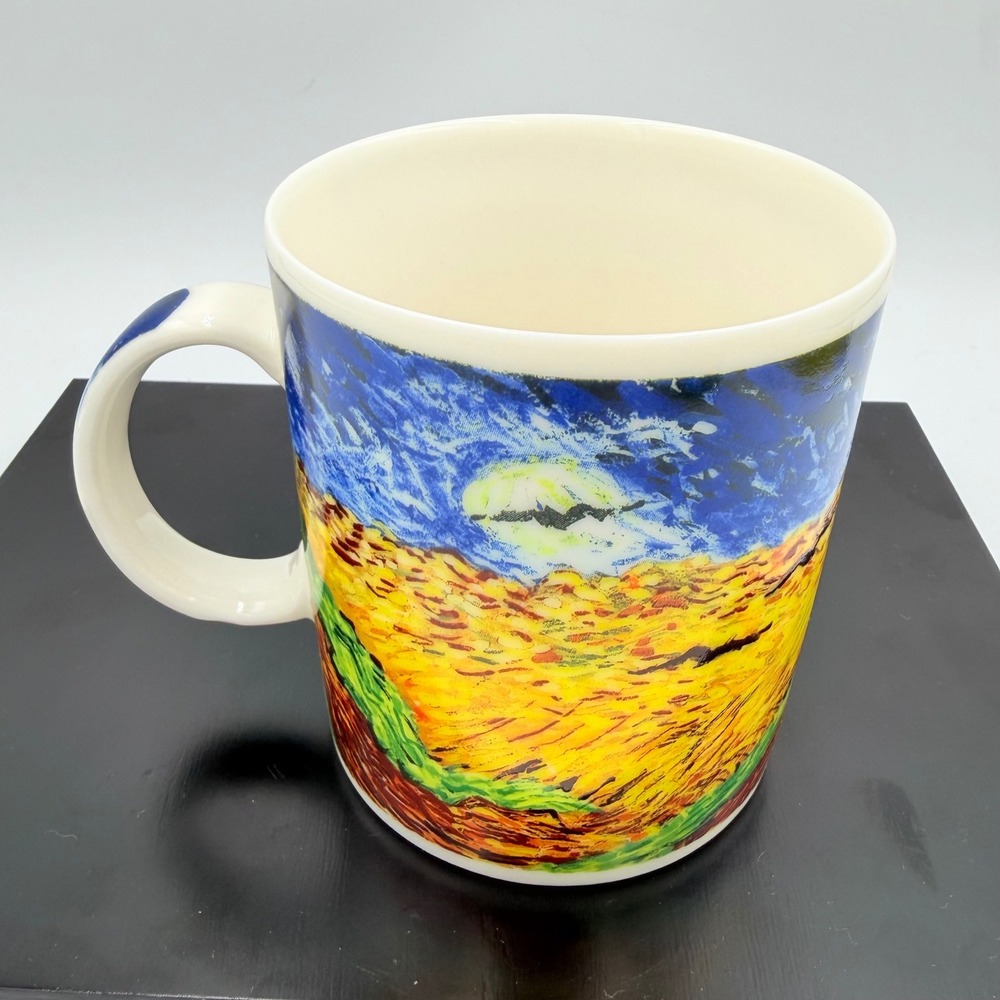 RARE Vintage Starbucks Van Gogh Wheatfield With Crows Chaleur D Burrows Mug